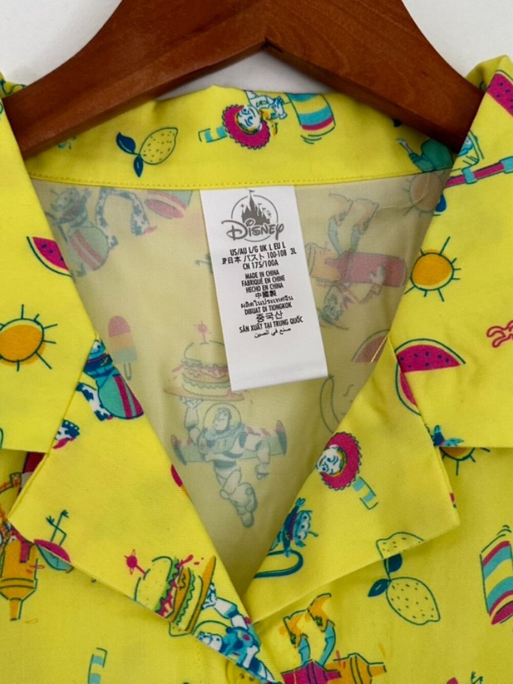 Disney Pixar Toy Story Summer Splash Collection Button Down Shirt - Picture 2 of 10
